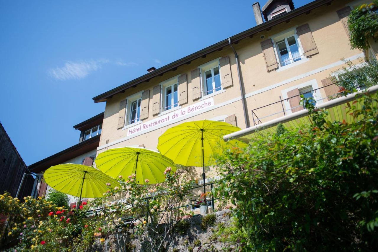 Hotel De La Beroche Saint-Aubin-Sauges Buitenkant foto