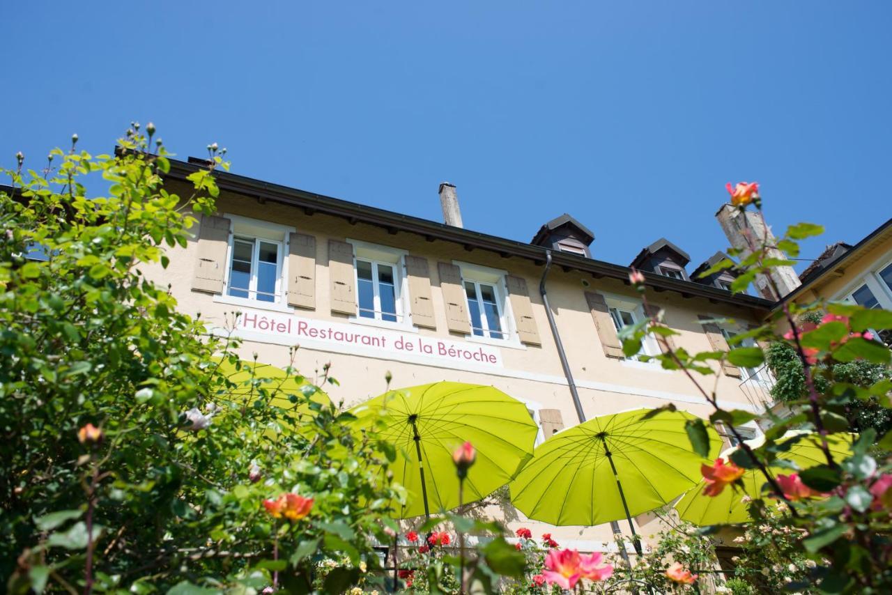 Hotel De La Beroche Saint-Aubin-Sauges Buitenkant foto